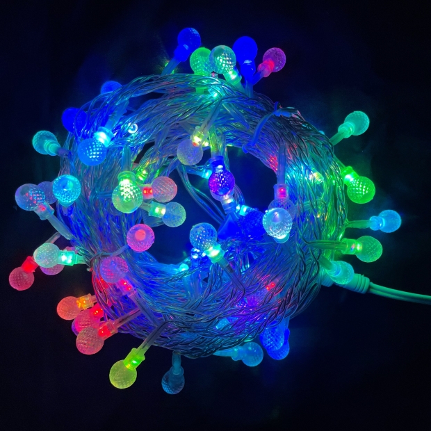 聖誕燈 串燈 全彩鑽石燈