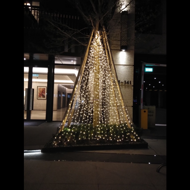 聖誕燈 串燈 暖白 實景圖