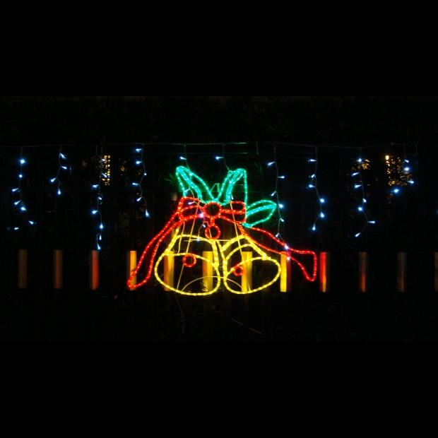 聖誕燈 造型鈴鐺實景圖