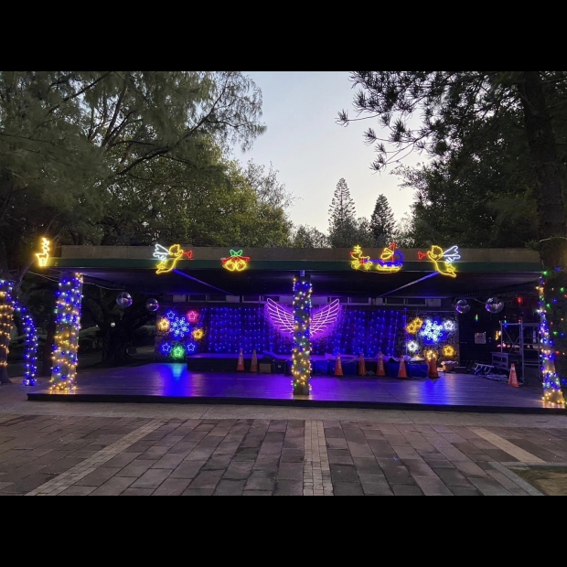 聖誕燈 鈴鐺造型實景圖