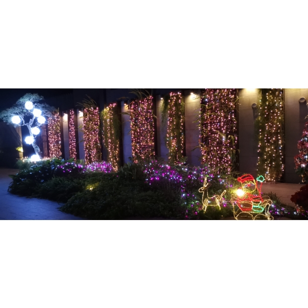 聖誕燈 聖誕燈老公公造型實景圖