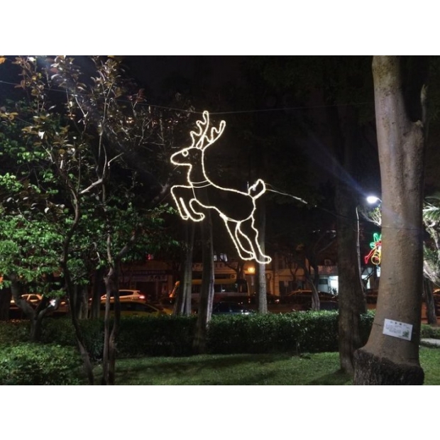 聖誕燈 2D跳鹿造型