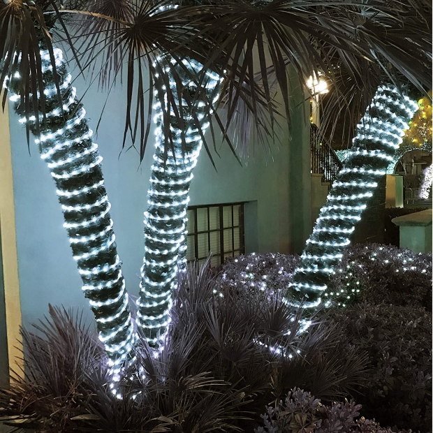 聖誕燈 白光 水管燈實景圖