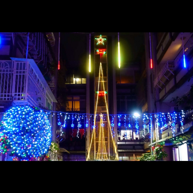 聖誕燈數造型實景圖