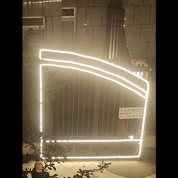 聖誕燈 軟條燈實景圖