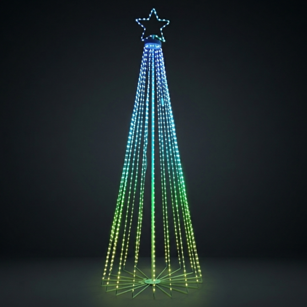 聖誕燈 2.4米 全彩聖誕燈樹