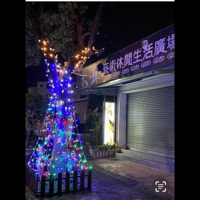 聖誕燈 串燈 彩色實景圖