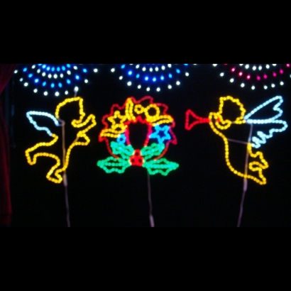 聖誕燈 小天使吹喇叭造型