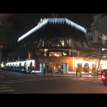 聖誕燈 冰燈 白光實景圖 聖誕燈 冰燈 白光實景圖