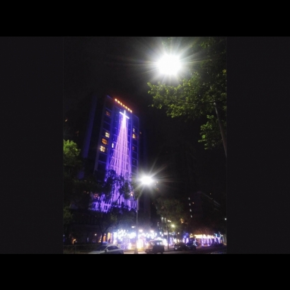 聖誕燈 紫光水管燈