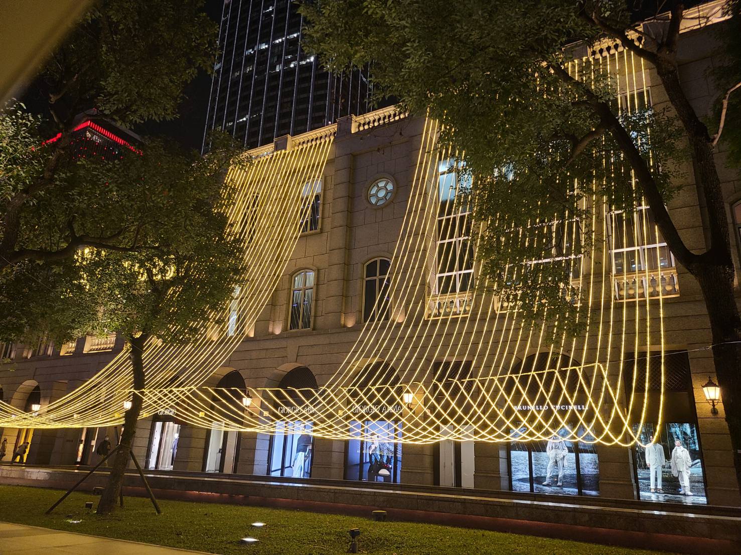 聖誕燈 水管燈 暖白光實景圖 聖誕燈 水管燈 暖白光實景圖