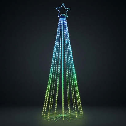 聖誕燈 2.4米 全彩聖誕燈樹